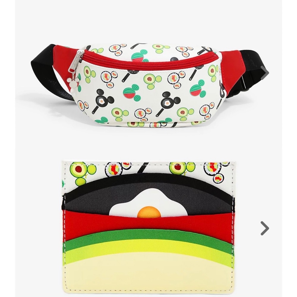 Loungefly Mickey Mouse Food Fanny Pack Bundle